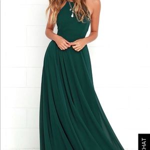 Elegant sheer Emerald gown! LIKE NEW, worn once!